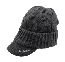 Шапка PAZDESIGN KNIT CAP WITH BRIM PHC-069