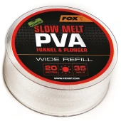 Запасная ПВА сетка для теплой воды Fox Edges PVA Mesh Refills Slow Melt Red Wide 35mm