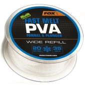 Запасная сетка для холодной воды Fox Edges PVA Mesh Refills Fast Melt Blue Wide 35mm