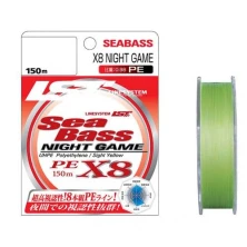 Плетеный шнур LINE SYSTEM SEABASS X8 NIGHT GAME 150М #1