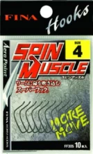 Рибальський гачок FINA SPIN MUSCLE #4 