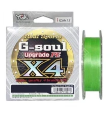 Шнур YGK G-Soul X4 Upgrade 200m chartreuse #0.2/4lb
