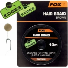 Материал для волос Fox Edges Hair Braid Brown