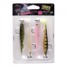 Силиконовая приманка Rage Ultra UV Slick Shad Loaded 7cm 5g 1/0 x 4