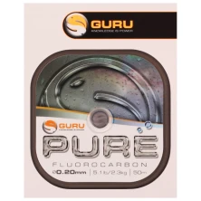 Поводковый материал флюорокарбоновый Guru Pure Fluorocarbon 2,6lb/0,12mm