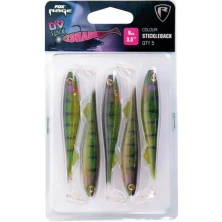 Силиконовая приманка Rage Ultra UV Slick Shad Single Color Pack Stickleback 9cm/3,5inch