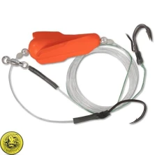 Готовая оснастка сомова Black Cat Dead Bait Rig 2.00m 1.20mm Size 8-0 4-0