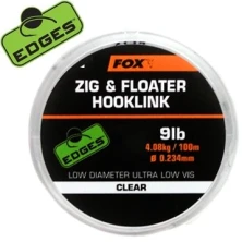 Поводковый материал для Зиг Рог Fox Zig &amp; Floater Hooklink Trans Khaki 12lb/0.28mm 100m