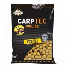 Бойлы Dynamite Baits CARPTEC Scopex Vanilla + free pop-ups 20mm 1.8kg