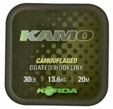 Поводковый материал в оболочке Korda Kamo coated Hooklink 20LB