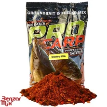 Прикормка Benzar Mix Pro Carp Strawberry Fish 1kg